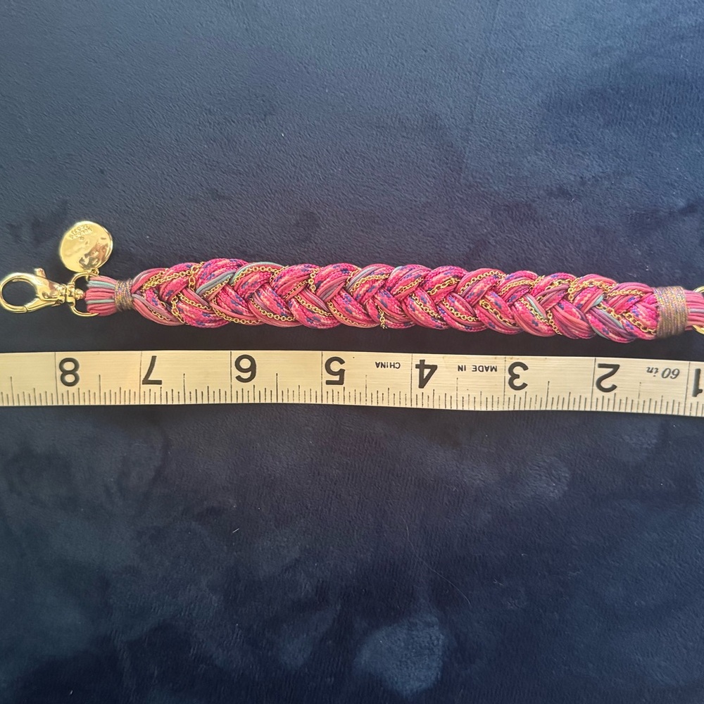 Kendra Scott Masie Corded Braided Friendship Bracelet-gold-NWOT - Picture 4 of 6